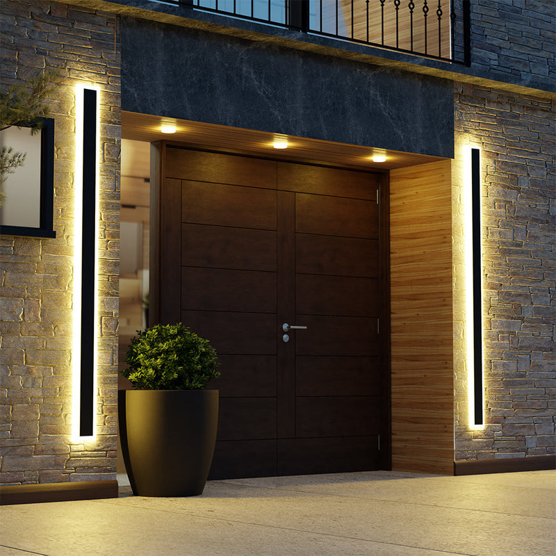 Nara – Minimalistische Buitenlamp met Strakke LED-lijn