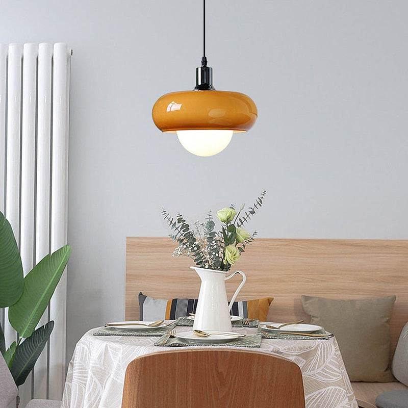 Bauhaus Coffee – Hanglamp in koffiekleurig glasdesign