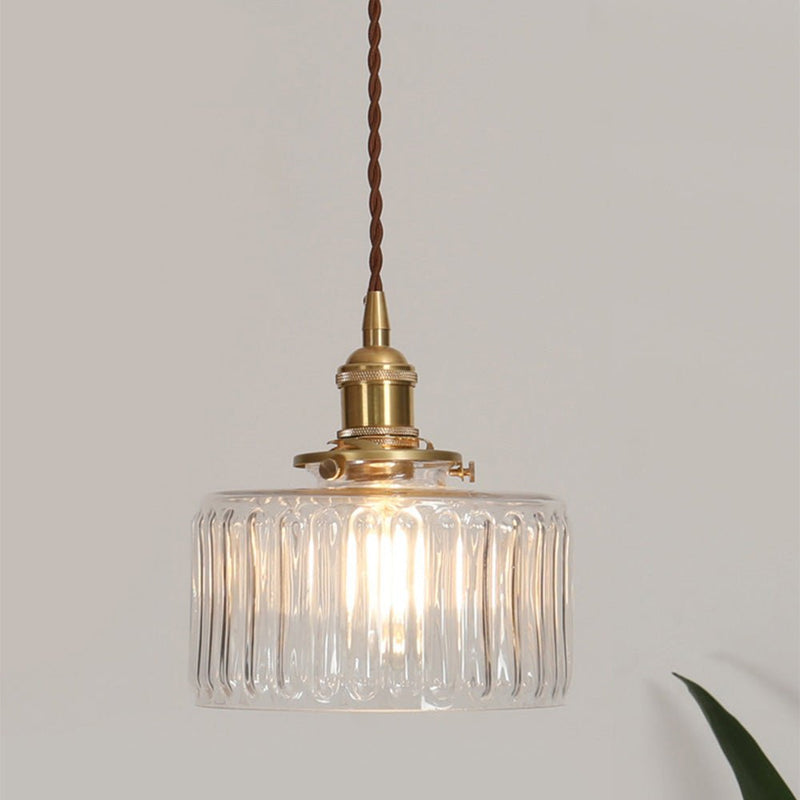 Vintage Crystal – Hanglamp in cilindervorm van glas