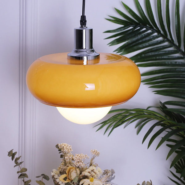Bauhaus Coffee – Hanglamp in koffiekleurig glasdesign