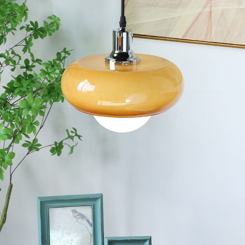 Bauhaus Coffee – Hanglamp in koffiekleurig glasdesign