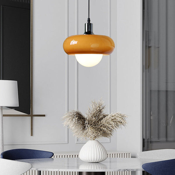 Bauhaus Coffee – Hanglamp in koffiekleurig glasdesign