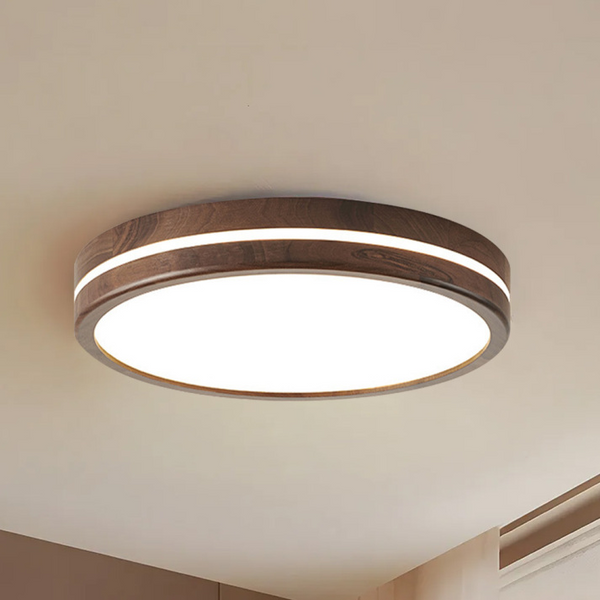 Wooden Halo – Natuurlijke eenvoud aan het plafond
