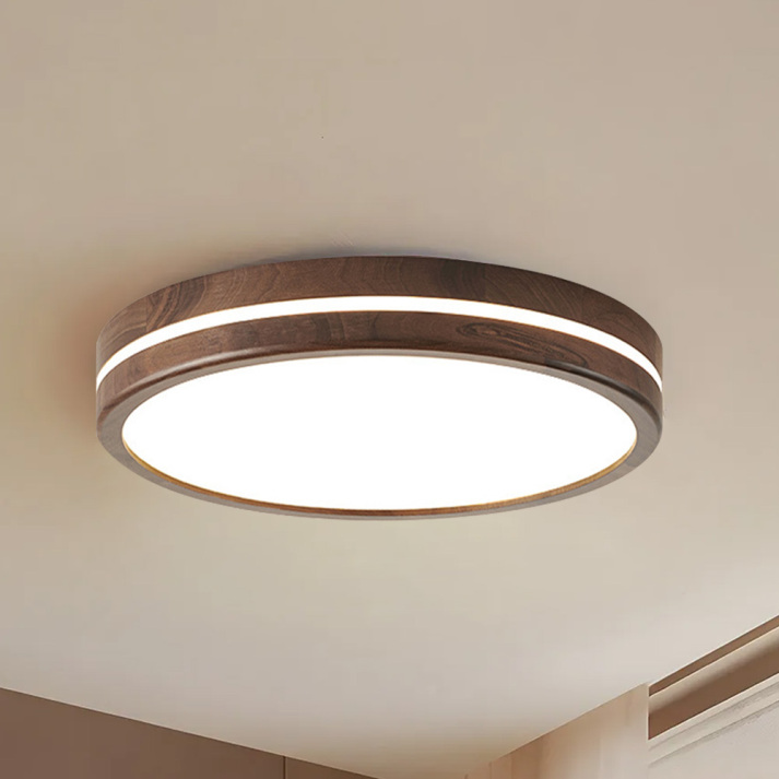 Wooden Halo – Natuurlijke eenvoud aan het plafond
