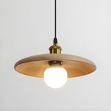 NatureLuxe – Houten plafondlamp met warme LED-verlichting