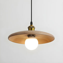 NatureLuxe – Houten plafondlamp met warme LED-verlichting