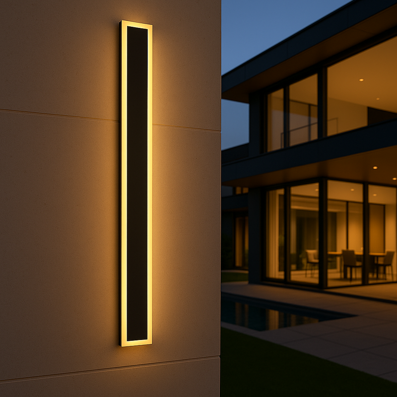 Nara – Minimalistische Buitenlamp met Strakke LED-lijn
