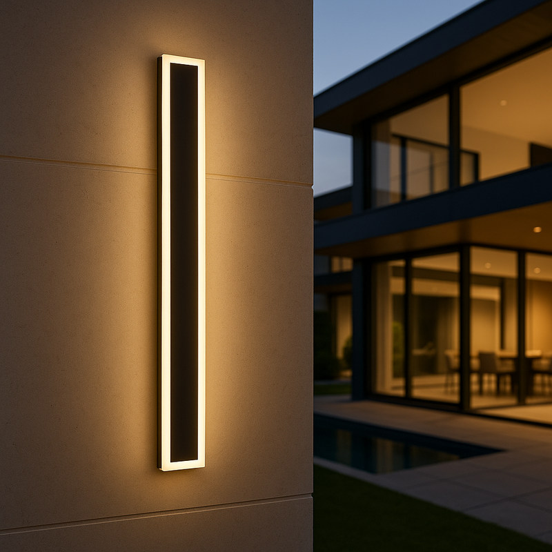 Nara – Minimalistische Buitenlamp met Strakke LED-lijn