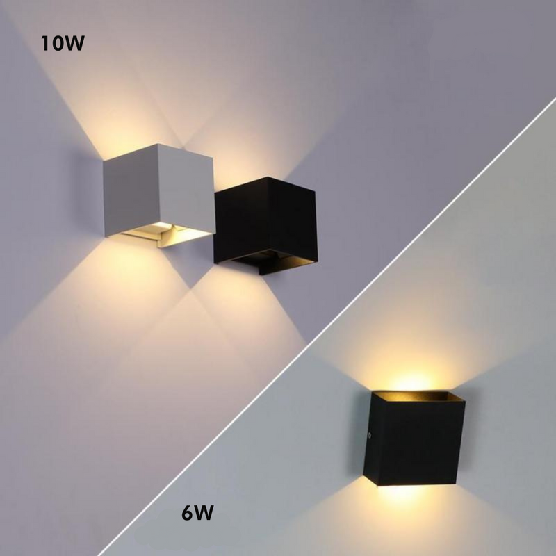 Moderne Waterdichte LED Wandlamp van Aluminium – Voor Binnen en Buiten