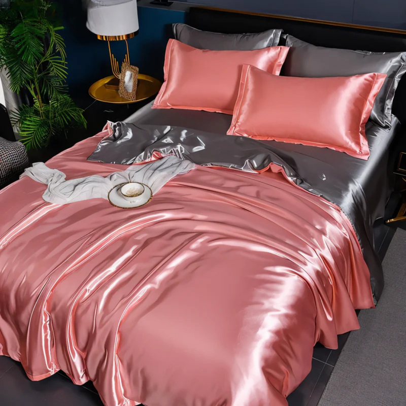Nara – Zijdezacht Bedovertrek voor Luxe Slaapcomfort