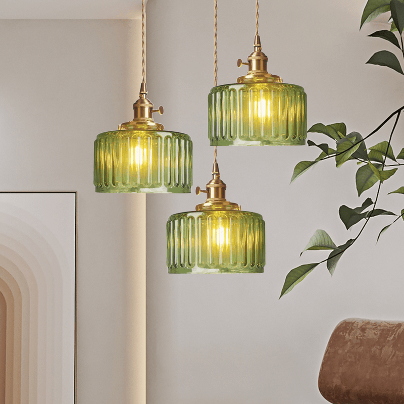 Vintage Crystal – Hanglamp in cilindervorm van glas