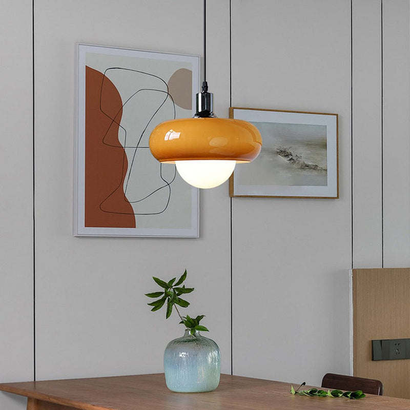 Bauhaus Coffee – Hanglamp in koffiekleurig glasdesign