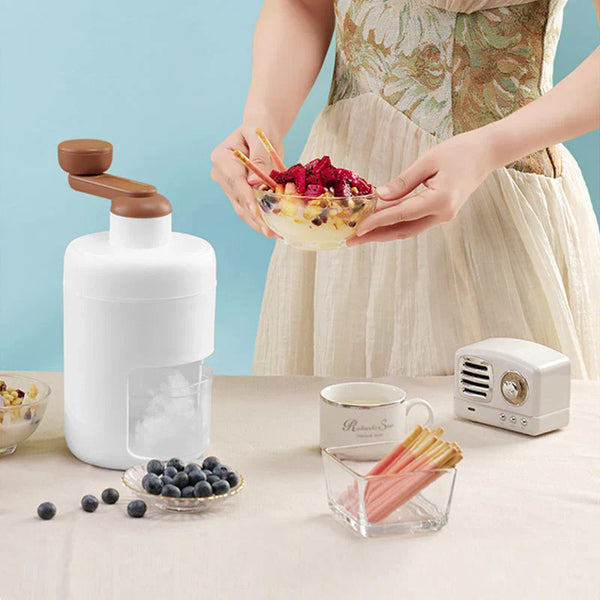 Maison Nara – Handmatige IJsvergruizer voor Perfect Crushed Ice