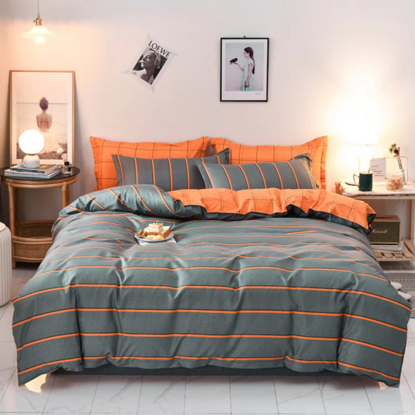 Nara – Stijlvol Bedovertrek met Abstract Design