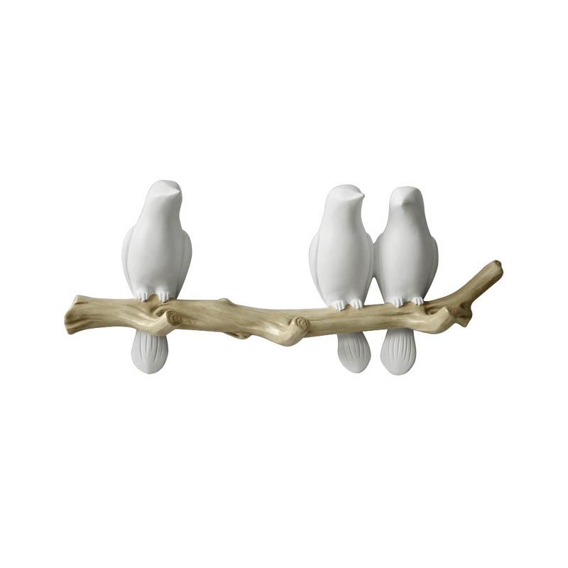 Mooie Vogels – Kapstok met speels vogelontwerp