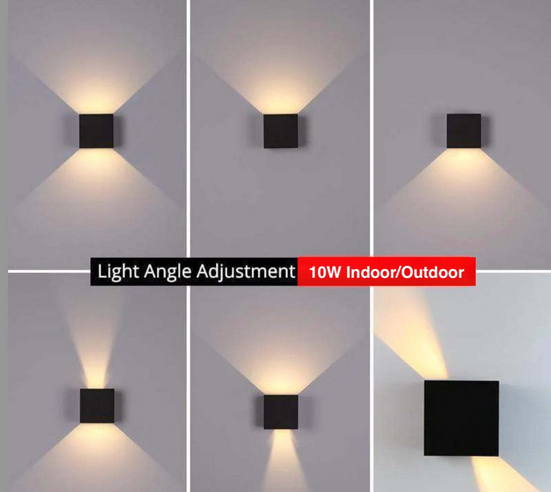 Moderne Waterdichte LED Wandlamp van Aluminium – Voor Binnen en Buiten