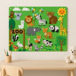 Nara – FeltBoard Educatief Dierenlandschap van Vilt