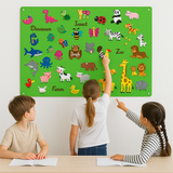 Nara – FeltBoard Educatief Dierenlandschap van Vilt