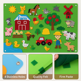Nara – FeltBoard Educatief Dierenlandschap van Vilt