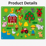 Nara – FeltBoard Educatief Dierenlandschap van Vilt