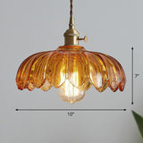 BubbleGlow – Hanglamp van glas en koper