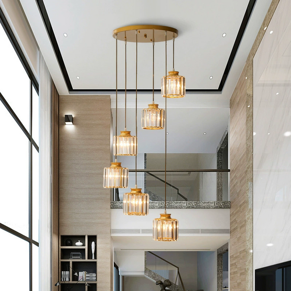 Crystal Vintage – Luxe lichtval voor hoge ruimtes