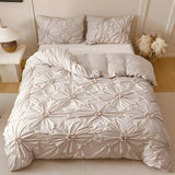DiamondLuxe Beddengoedset met 3D Ruitpatroon