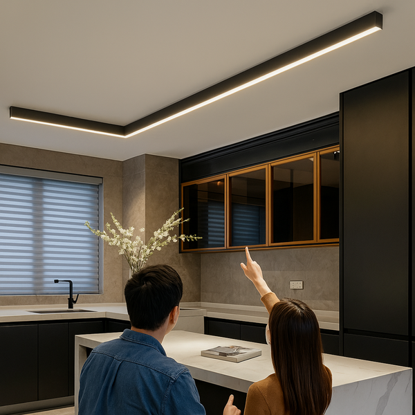 Nara – Minimalistische LED Plafondlamp voor Heldere, Stijlvolle Verlichting