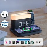 Nara – Lumicharge Draadloze Oplader met Nachtlamp & Alarmfunctie