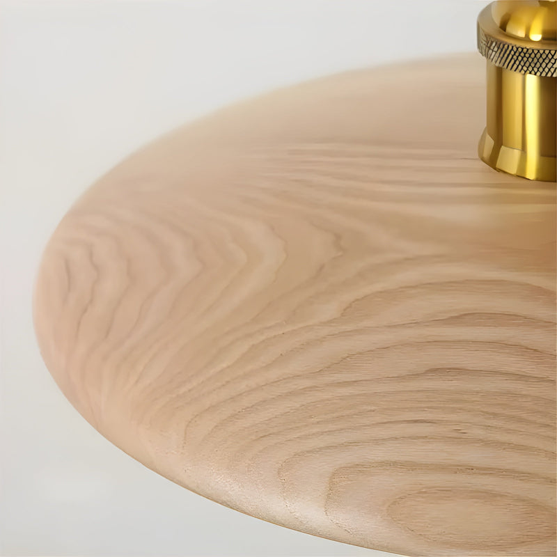 NatureLuxe – Houten plafondlamp met warme LED-verlichting