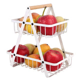 Nara – Driedelige Fruitmand met Verticaal Design