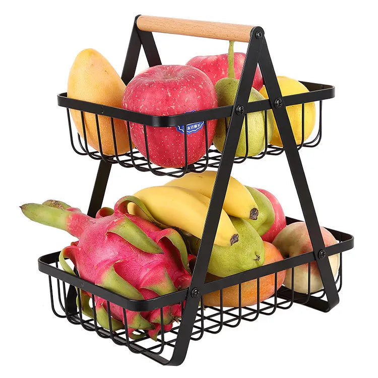 Nara – Driedelige Fruitmand met Verticaal Design
