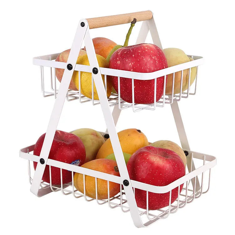 Nara – Driedelige Fruitmand met Verticaal Design