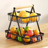 Nara – Driedelige Fruitmand met Verticaal Design