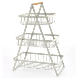 Nara – Driedelige Fruitmand met Verticaal Design
