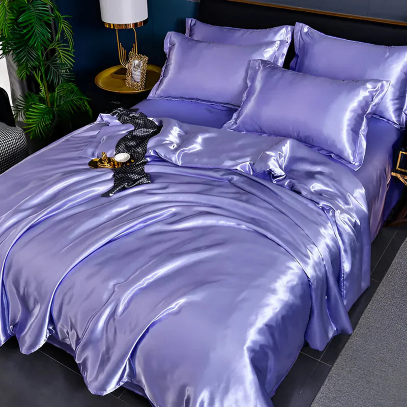 Nara – Zijdezacht Bedovertrek voor Luxe Slaapcomfort