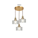 Vintage Crystal – Hanglamp in cilindervorm van glas