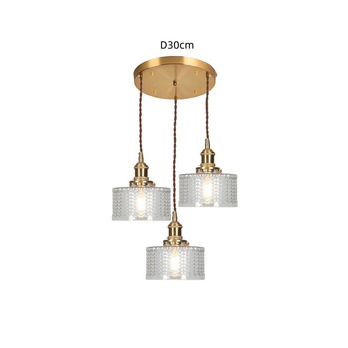 Vintage Crystal – Hanglamp in cilindervorm van glas
