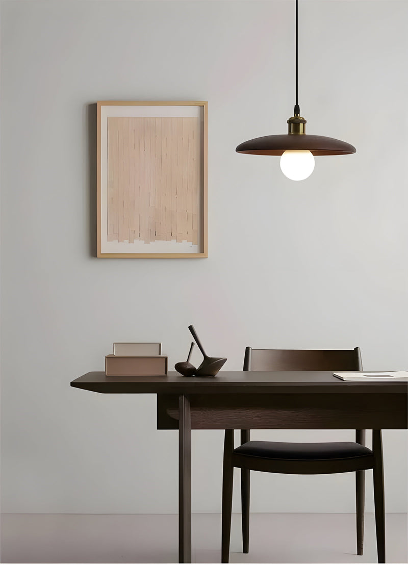 NatureLuxe – Houten plafondlamp met warme LED-verlichting