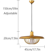Imitatie houtnerf – Hanglamp met natuurlijke charme