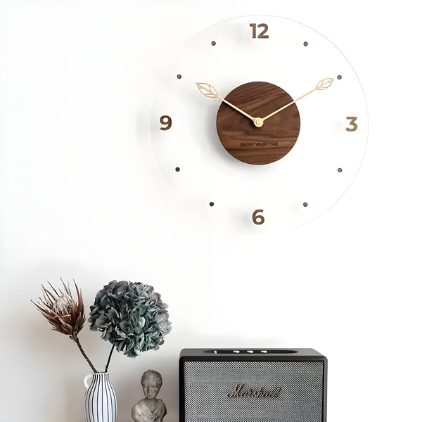 AcryLux Wandklok – Waar Stijl en Stilte Samenkomen