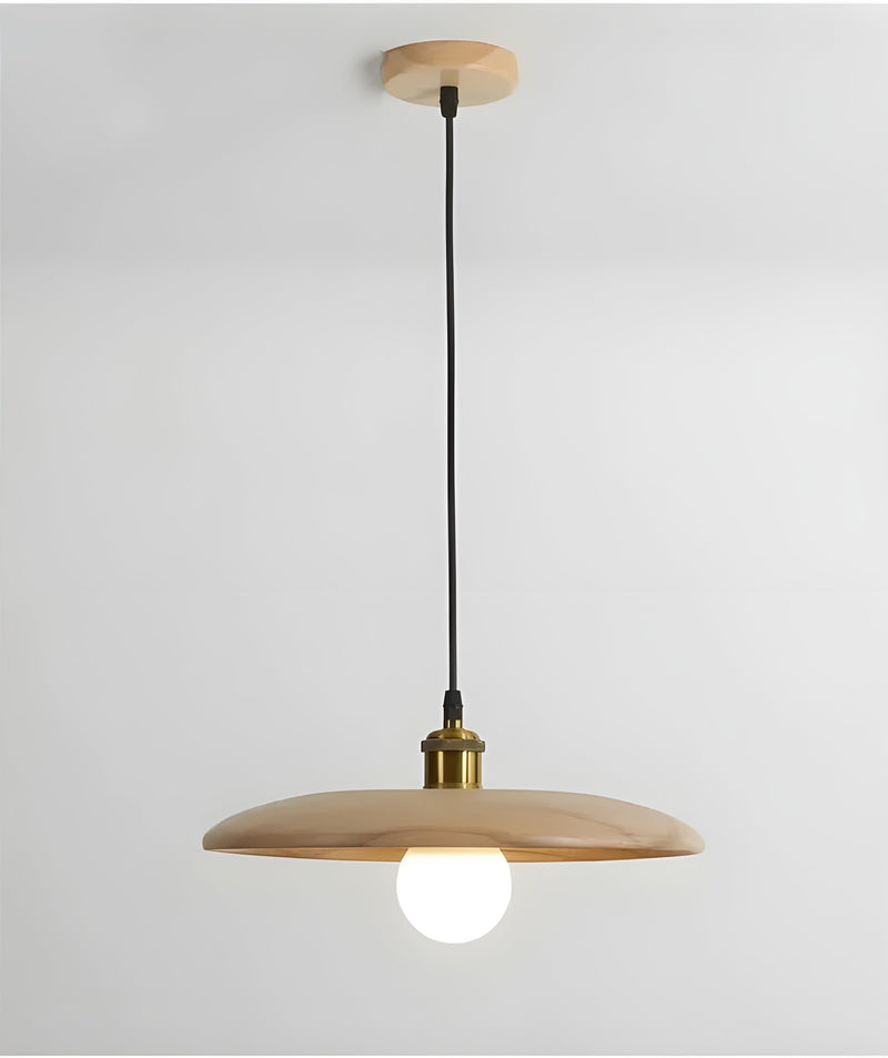 NatureLuxe – Houten plafondlamp met warme LED-verlichting
