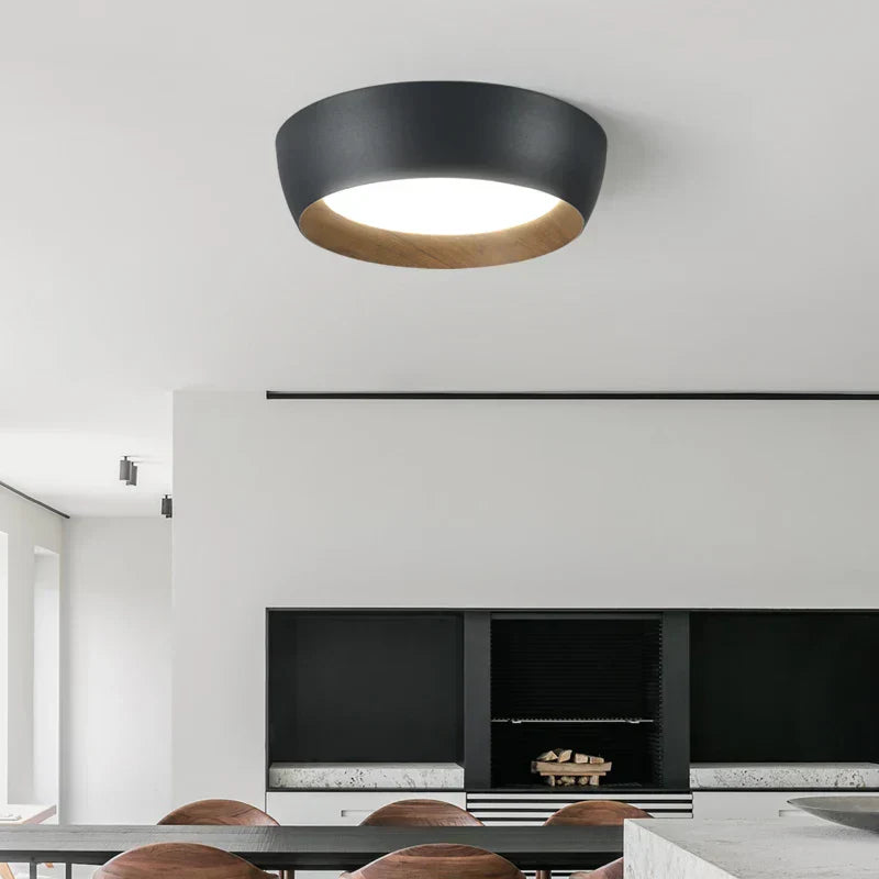 Maison – Minimalistische Plafondlamp met Houtaccent