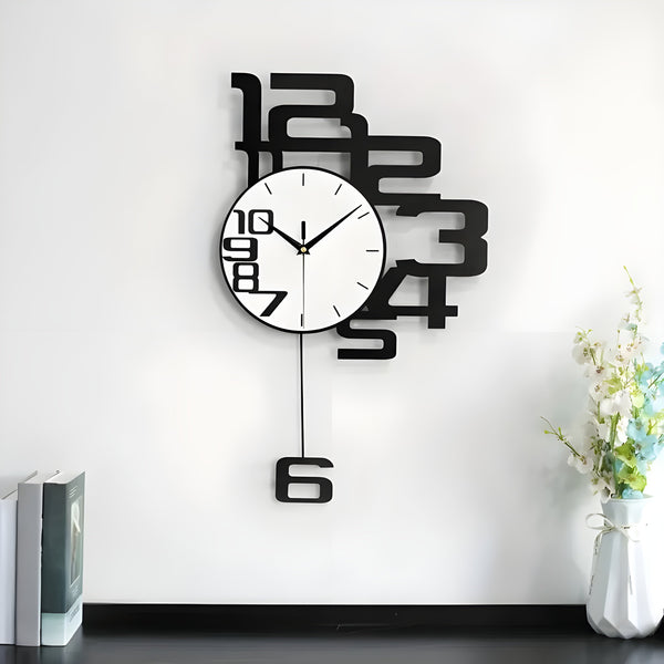 DecoDigits Wandklok – Tijd in Stilte, Vorm in Evenwicht
