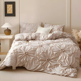 DiamondLuxe Beddengoedset met 3D Ruitpatroon