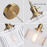 Vintage Crystal – Hanglamp in cilindervorm van glas