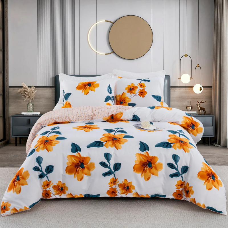 Nara – Stijlvol Bedovertrek met Abstract Design