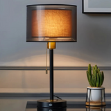 Nara – Vintage Stoffen Tafellamp