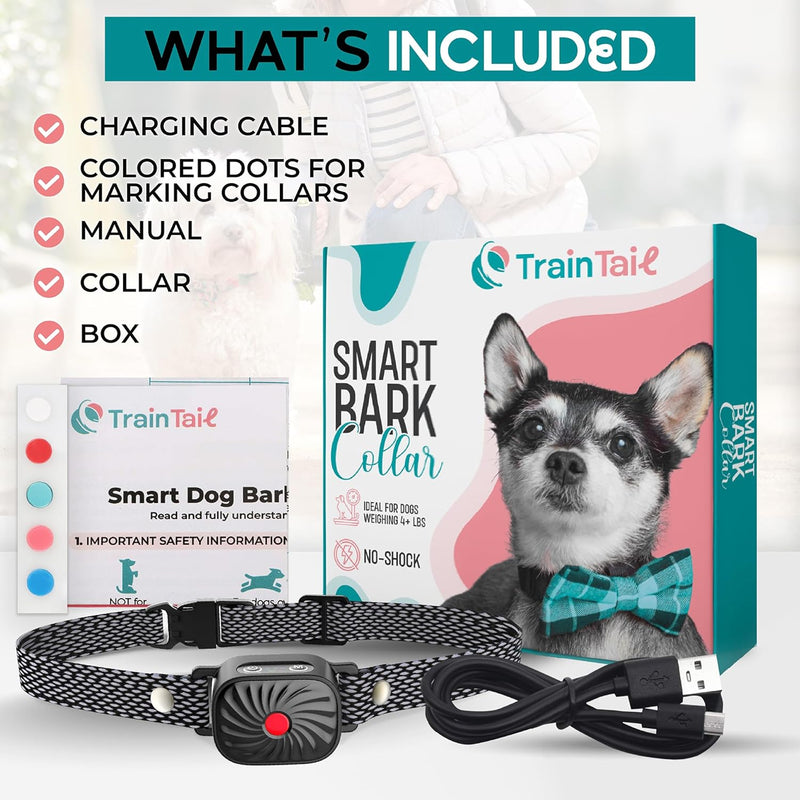 BarkEase – Anti-Blaf Halsband voor Kleine Honden