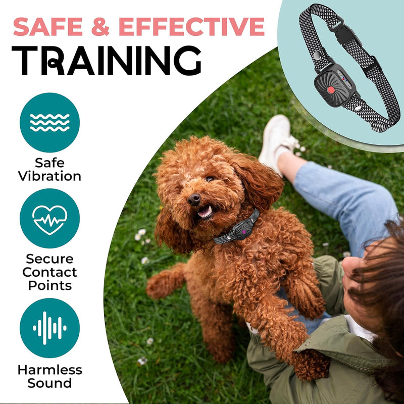BarkEase – Anti-Blaf Halsband voor Kleine Honden